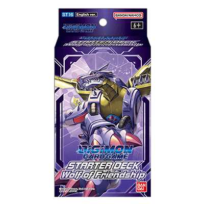 Digimon Card Game ST-16 Starter Deck Wolf of Friendship + 1 Errata Pack -  Joker City