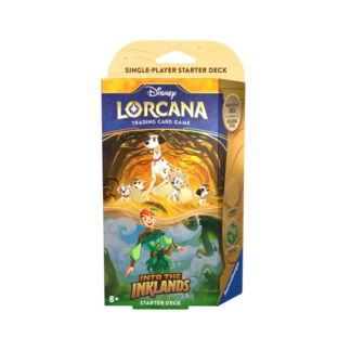 Disney Lorcana TCG Into the Inklands Starter Deck Pongo & Peter Pan