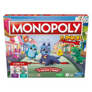 Monopoly Junior družabna igra 2-v-1