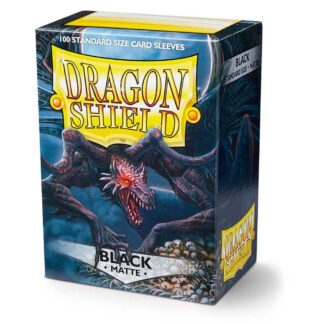 Dragon Shield Standard Sleeves - Matte Black (100 Sleeves)
