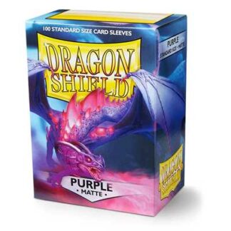 Dragon Shield Standard Sleeves - Matte Purple (100 Sleeves)