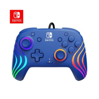 PDP SWITCH AFTERGLOW WAVE WIRED CONTROLLER - BLUE