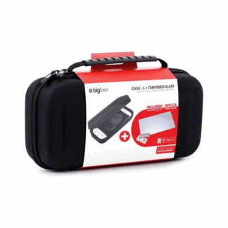 BIGBEN NINTENDO SWITCH BLACK CASE + TEMPERED GLASS